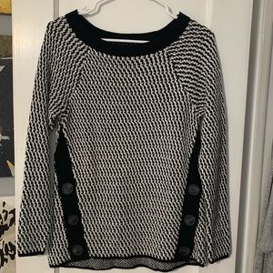 Loft Side Button Sweater
